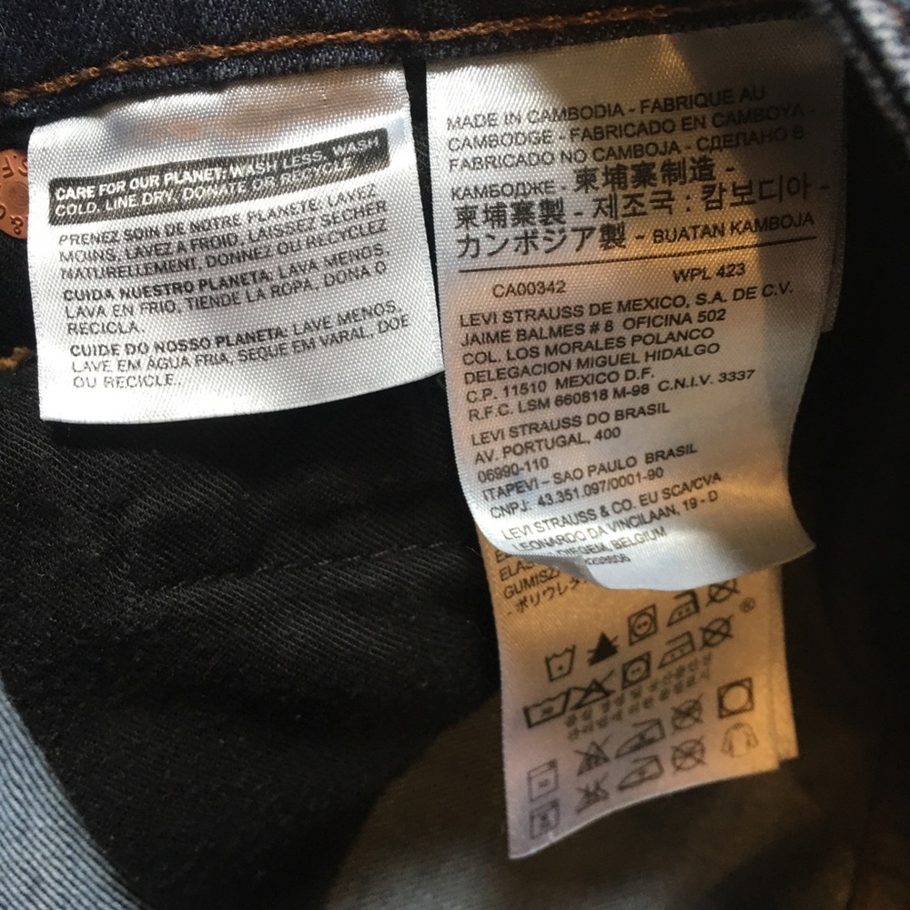 LEVI’S 511 straight leg denim - Picture 8 of 8